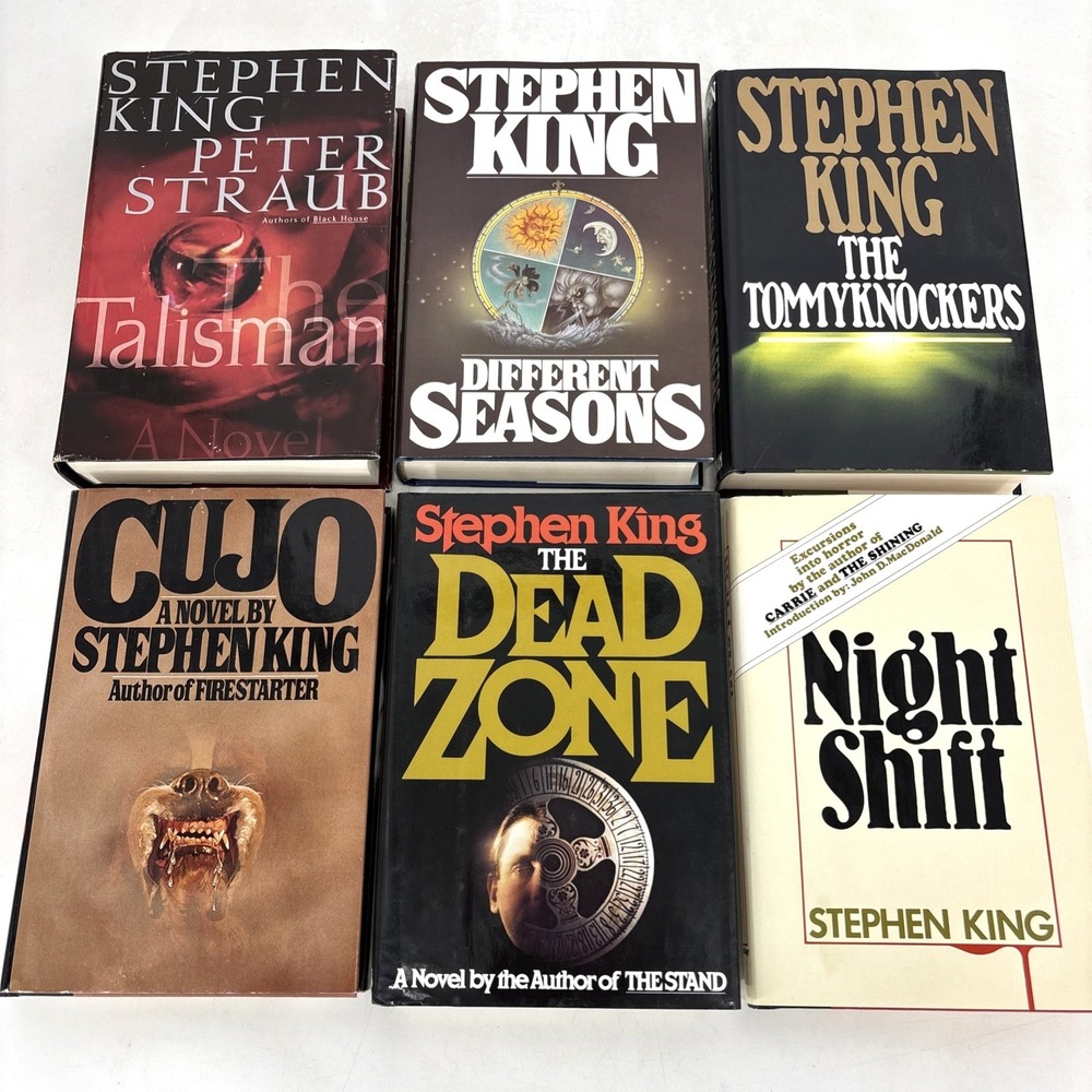 Lot of 6 Stephen King Book Club Edition Night Shift Dead Zone Cujo Seasons Tommy - Picture 3 of 10